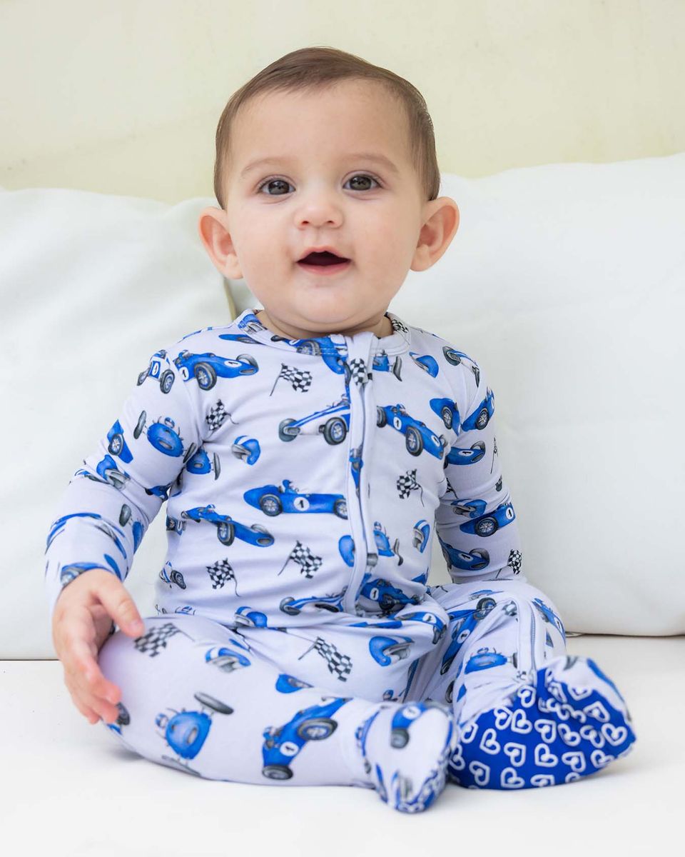 Carlo Zippered Footie/Convertible