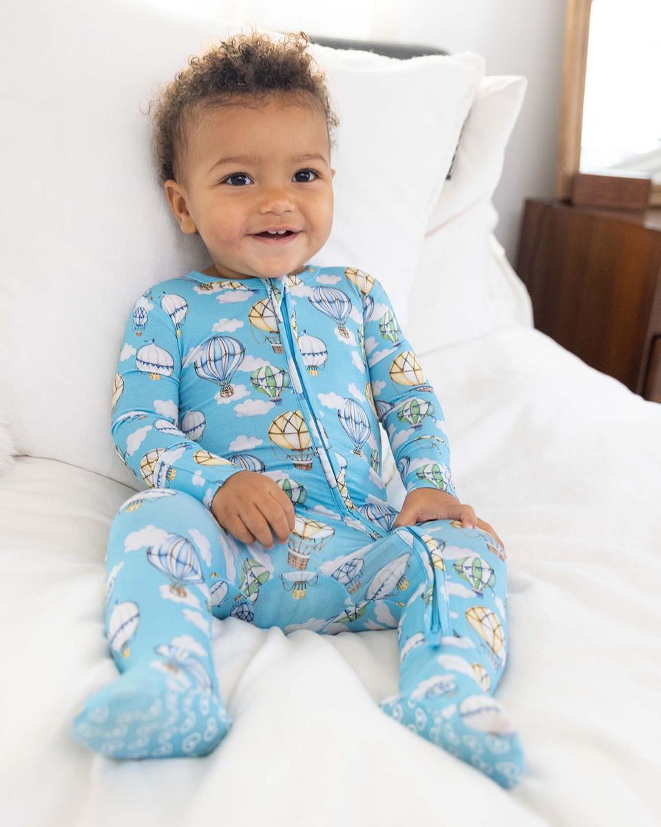 Sammy Zippered Footie/Convertible