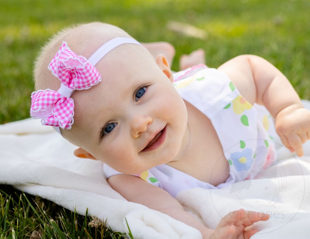 Add-A-Bow Elastic Girls Baby Bands - Two Pack