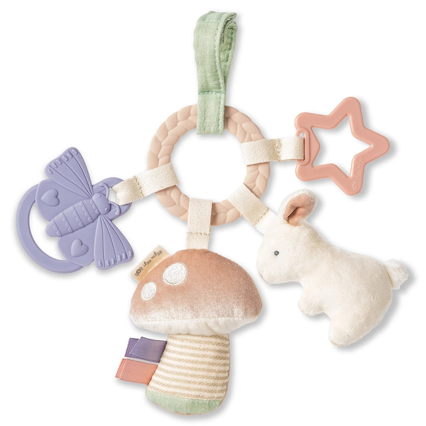 Bitzy Busy Ring™ Teething Activity Toy (Bunny)