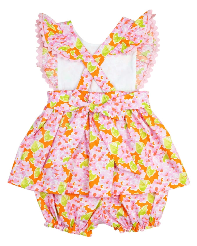 Pink Bunch of Flowers Penny Bloomer Set