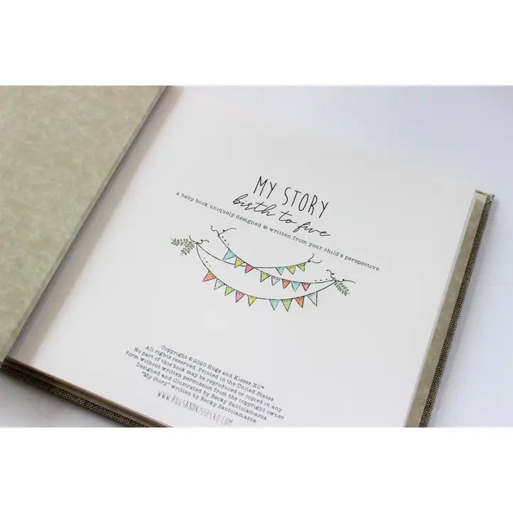 Noah's Ark Baby Memory Book