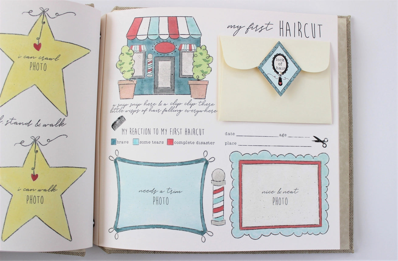 Noah's Ark Baby Memory Book