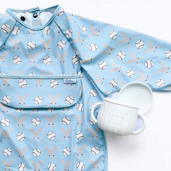 The Grayson Long Sleeve Bib - Baseball