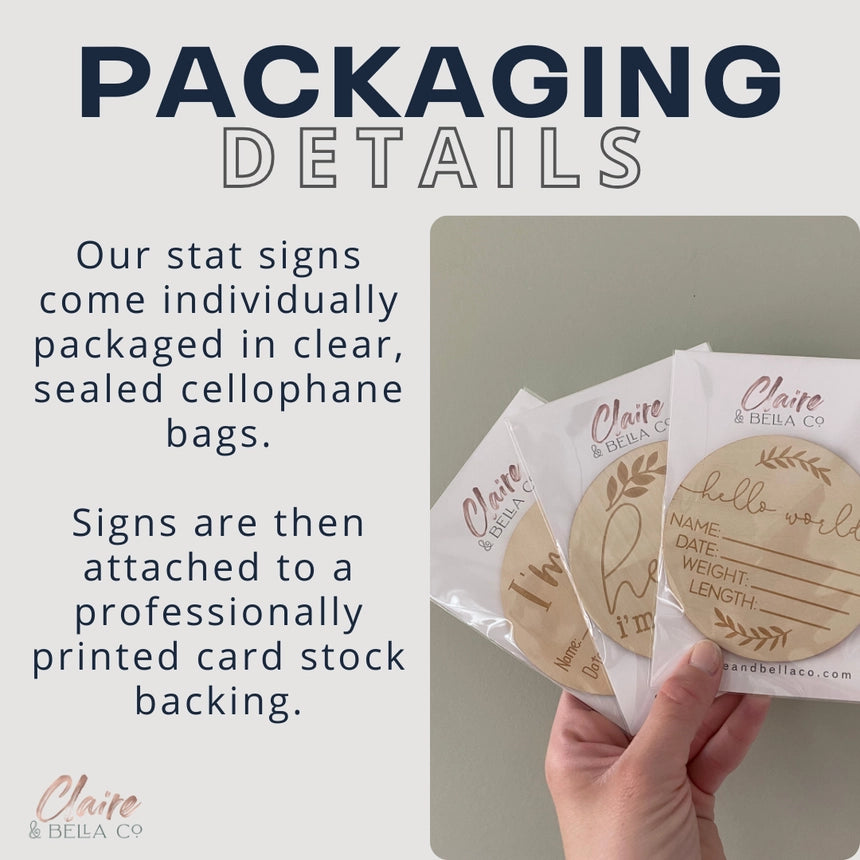 Hello World Birth Stat Sign - Fishing