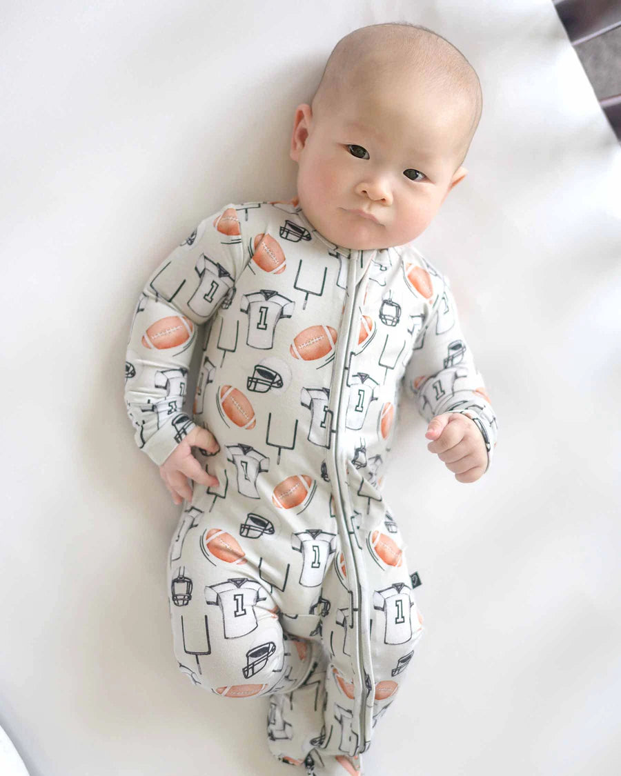Brady Zippered Footie