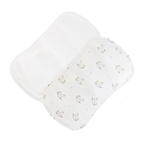 Rocking Horse Burp Cloth Set