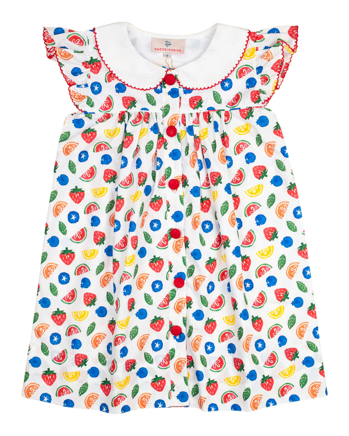 Fruit Block Print Dress