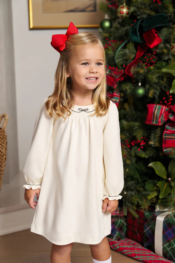 Long Sleeve Sandy Smocked Dress