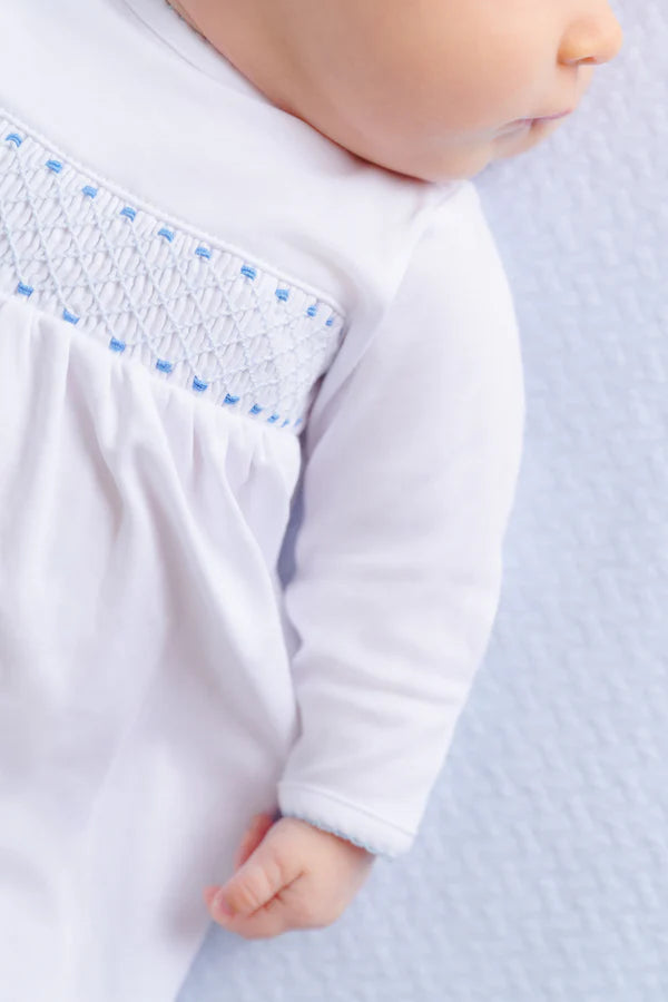 Sweetly Smocked Greeting Gown