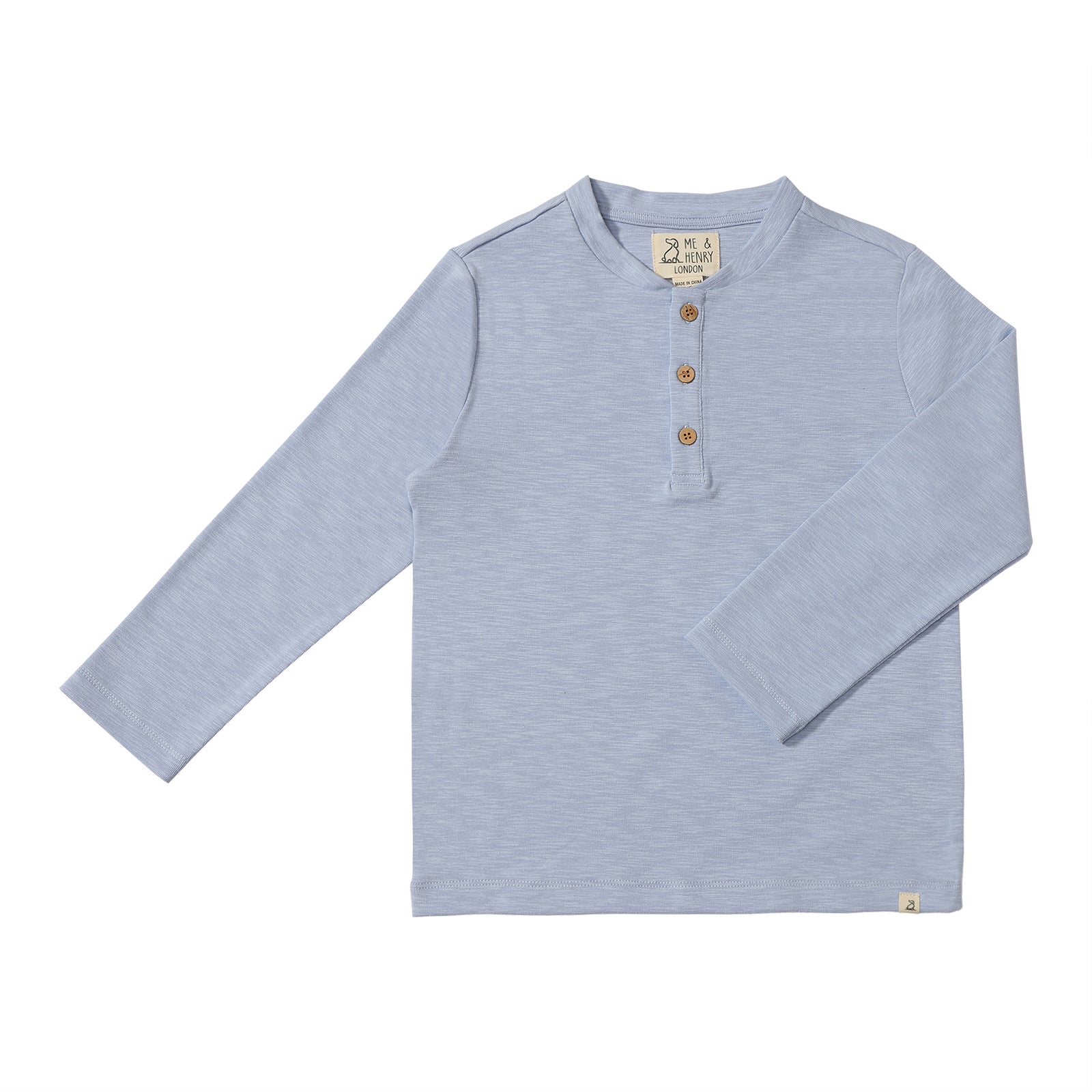ADAMS Pale Blue Henley