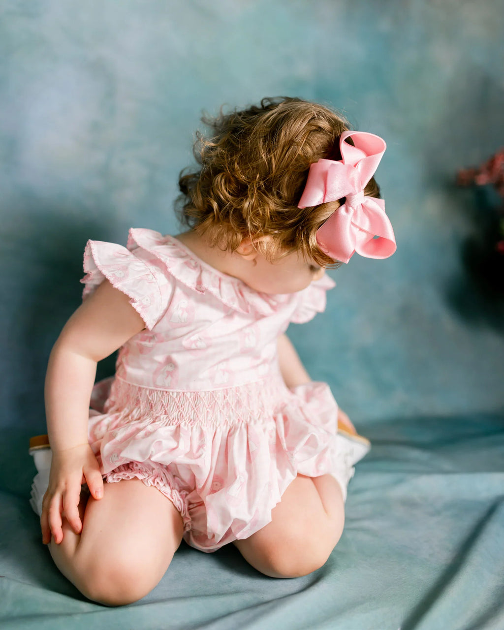 Dainty Bunny Smocked Jenny Bubble