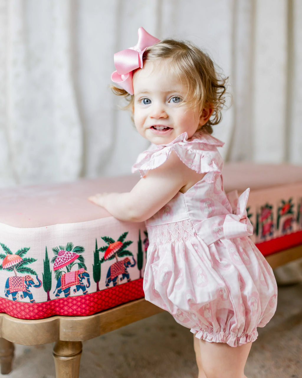 Dainty Bunny Smocked Jenny Bubble