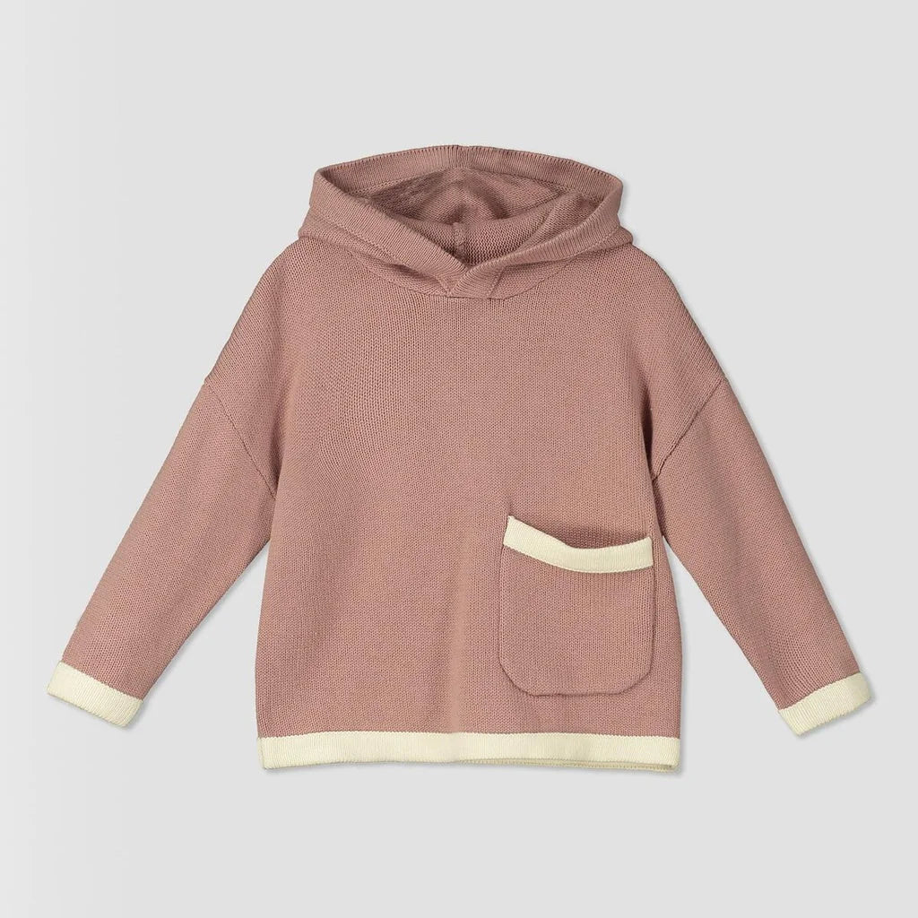 Rose/Ivory Knit Tegen Sweater