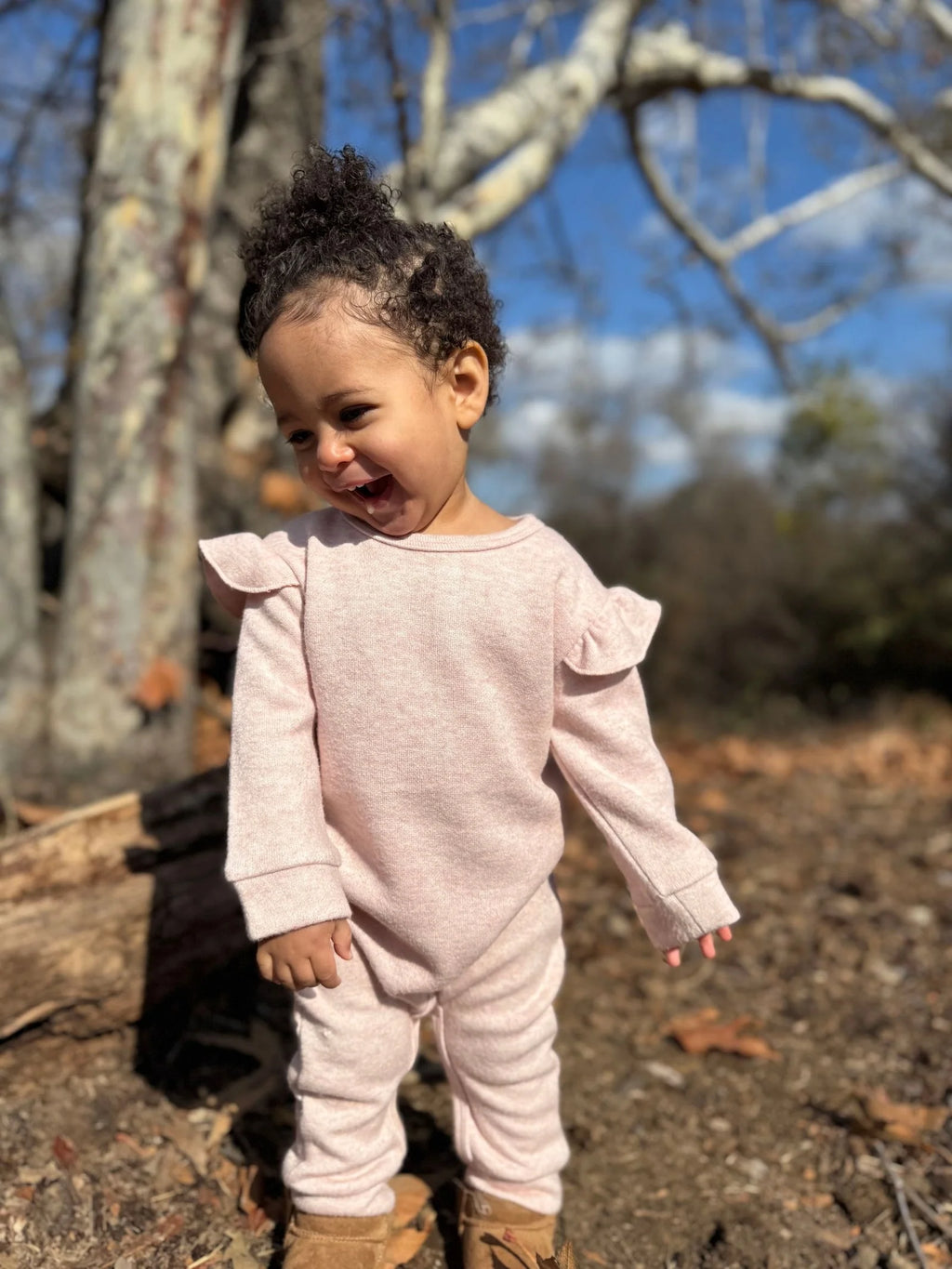 Noelle Romper in Pink