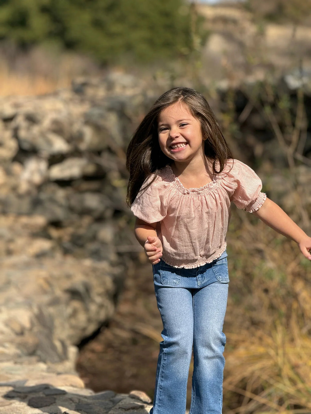 Thea Jeans in Blue Denim
