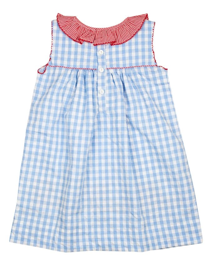 American Flag Applique Dress