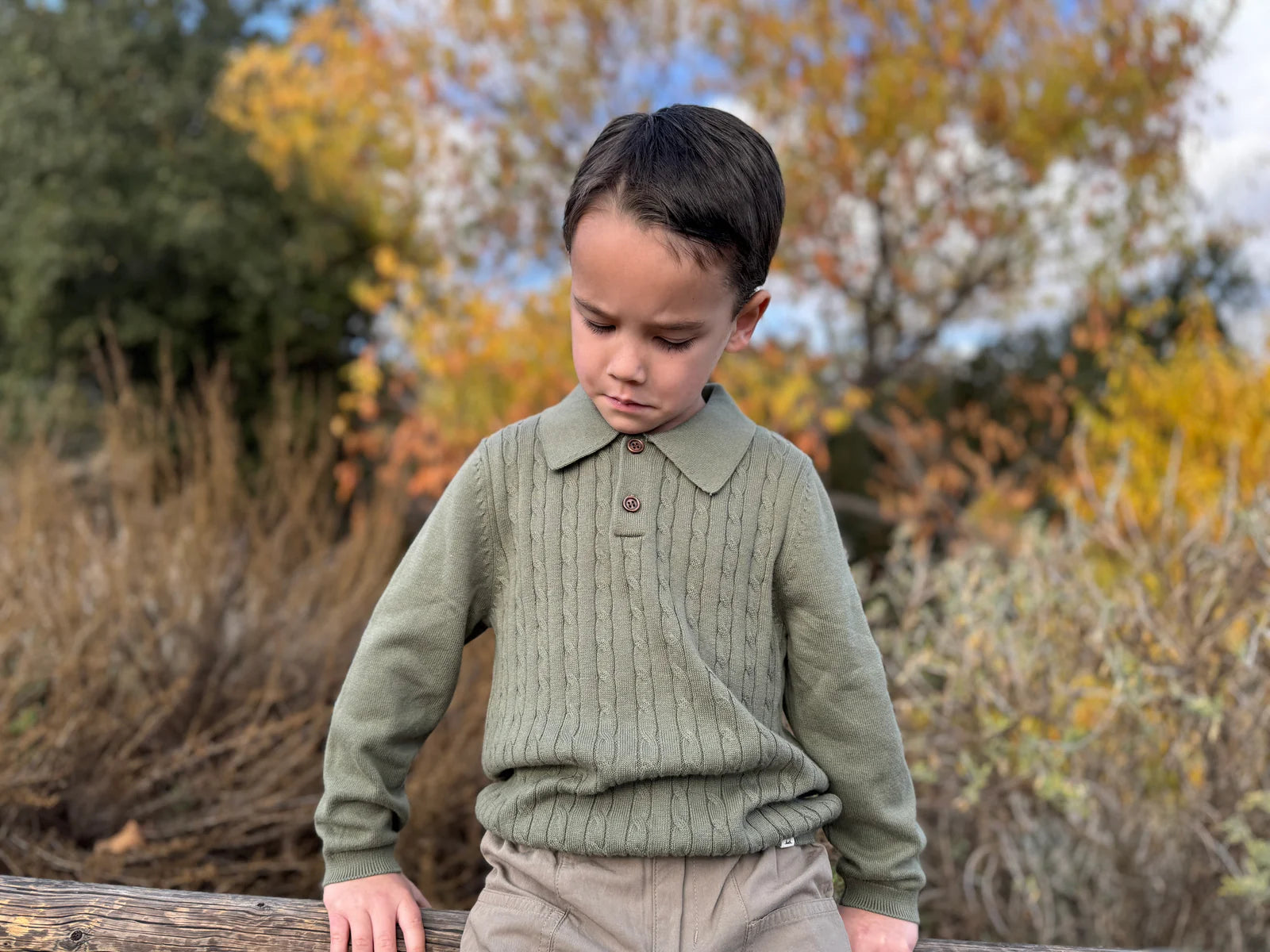 CHRISTIAN Cable Polo