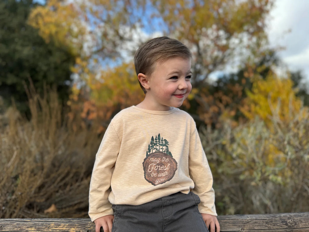 CHEROKEE May The Forest Be With You Printed Tee